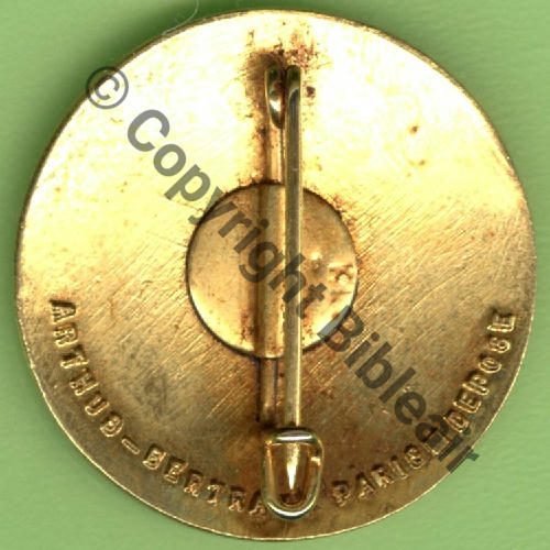 583.1 GAO.I.583 BAALBEK LA COLONNE 1938  AB.P Dep+Poinc sur Bol Dos lisse scintillant concave 30mm Src.Y.GENTY 170Eur(x8) 